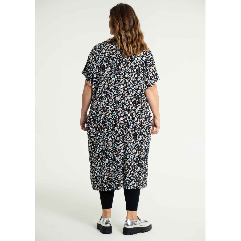 Gozzip Woman Pil Oversize Dress Oversize Dress Multi Printed