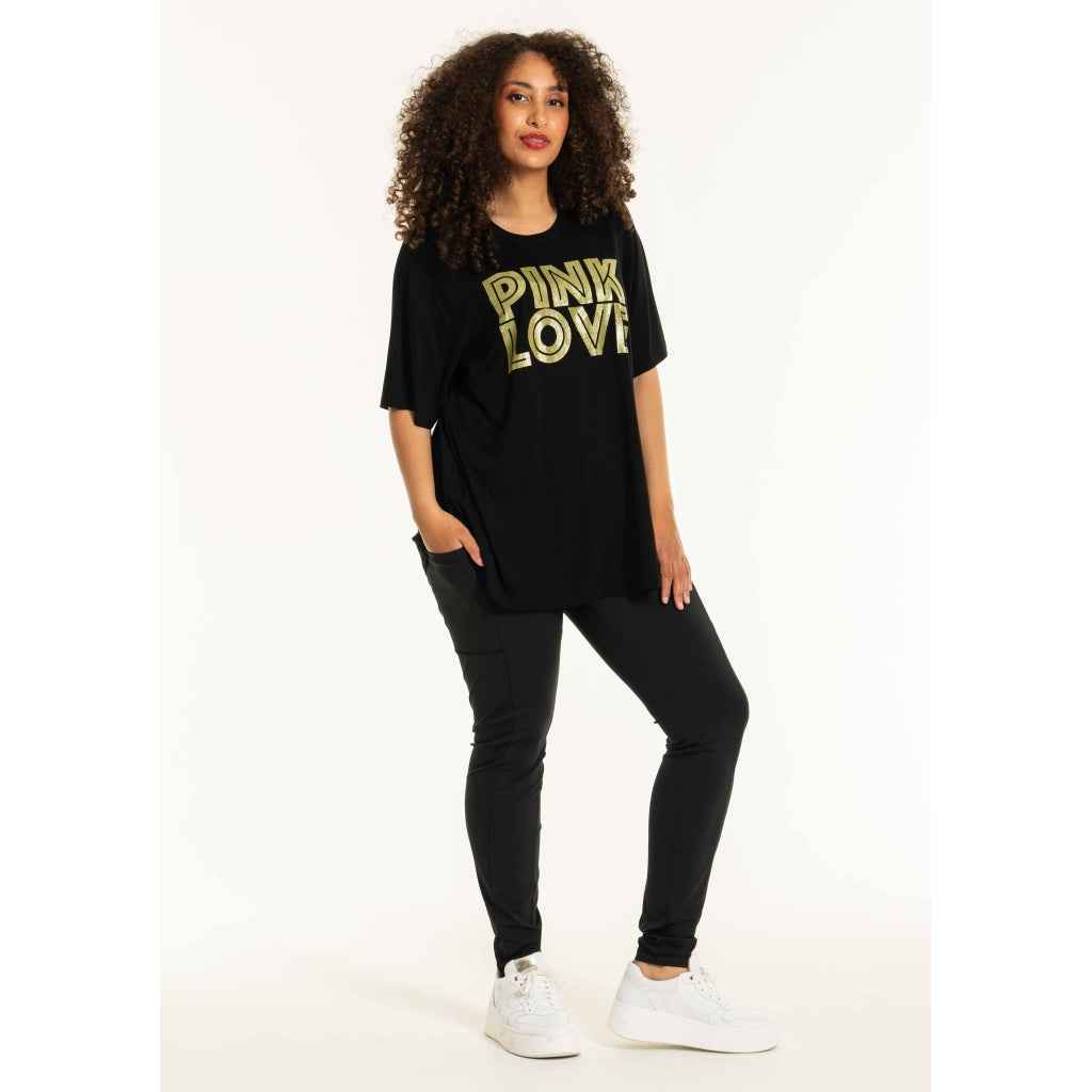 Studio SBella T-Shirt with print T-Shirt Black