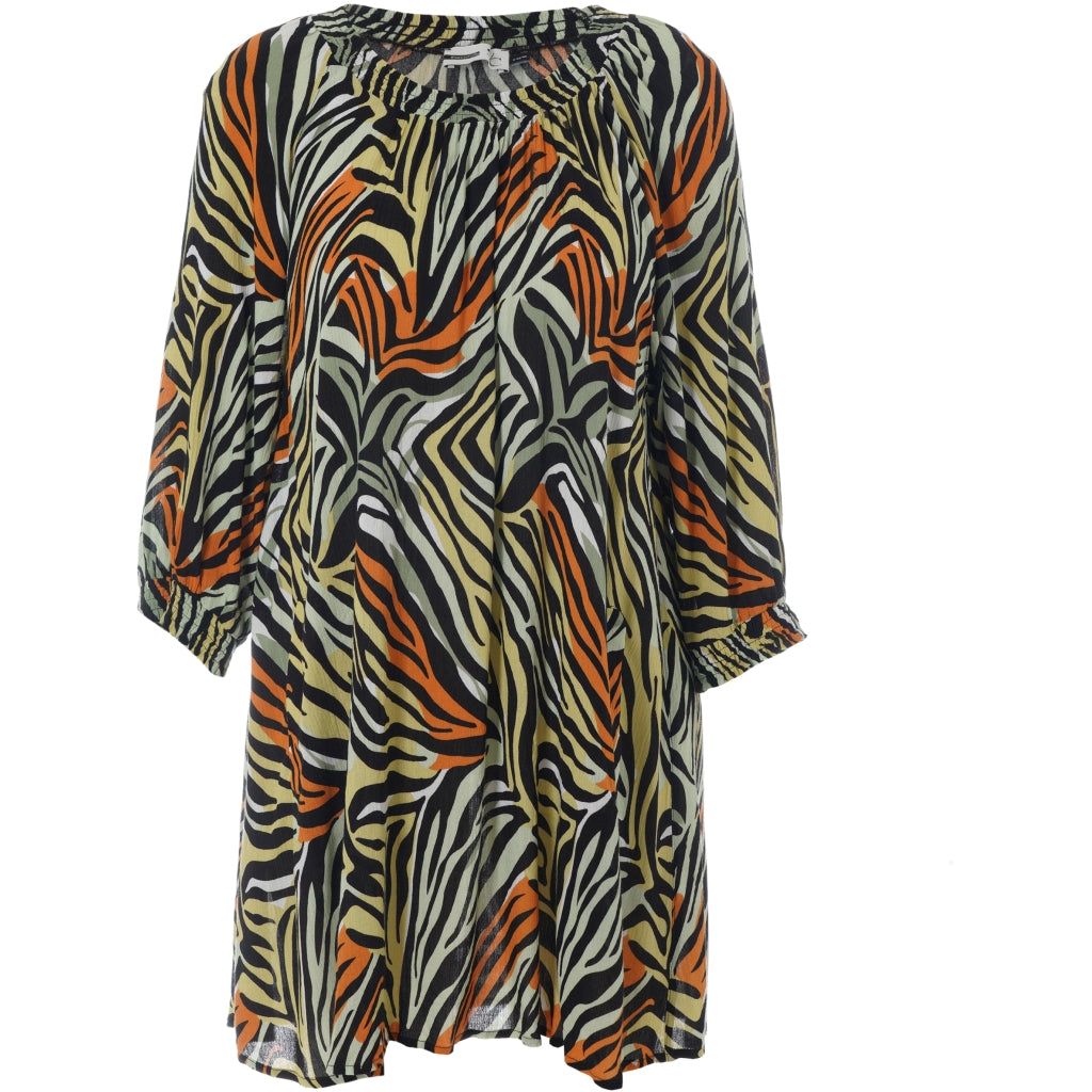 Studio SBerbel Tunic Tunic Green yellow zebra