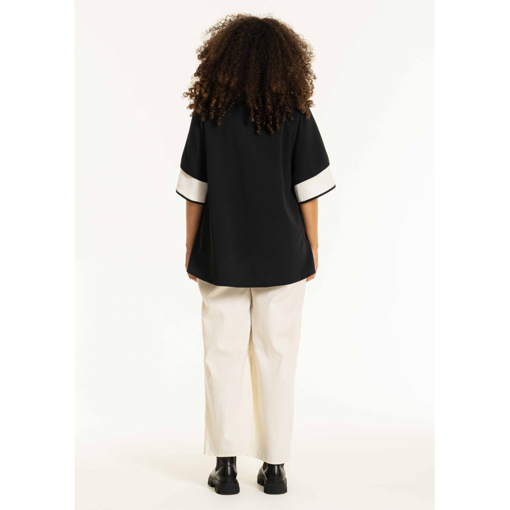 Studio SBonet Blouse Blouse Black/Offwhite