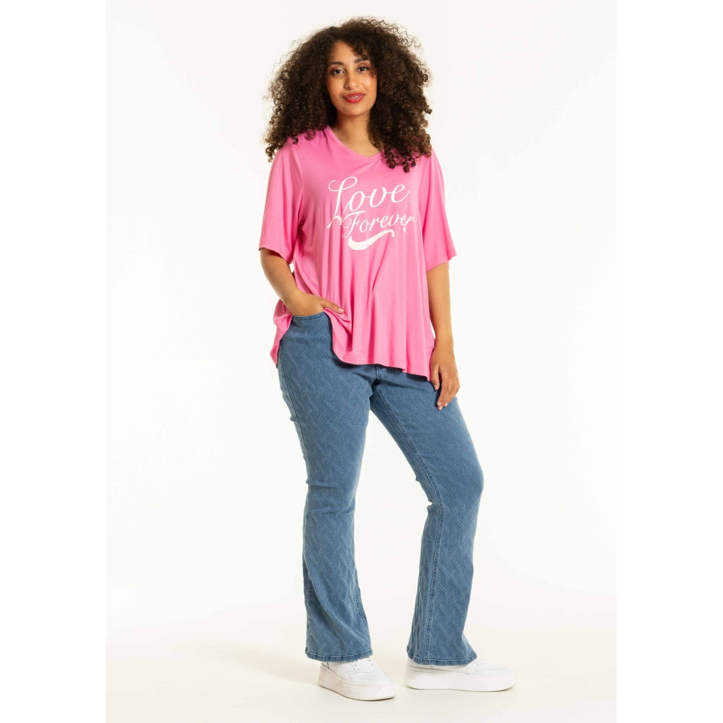 Studio SBonna T-Shirt with print T-Shirt Pink