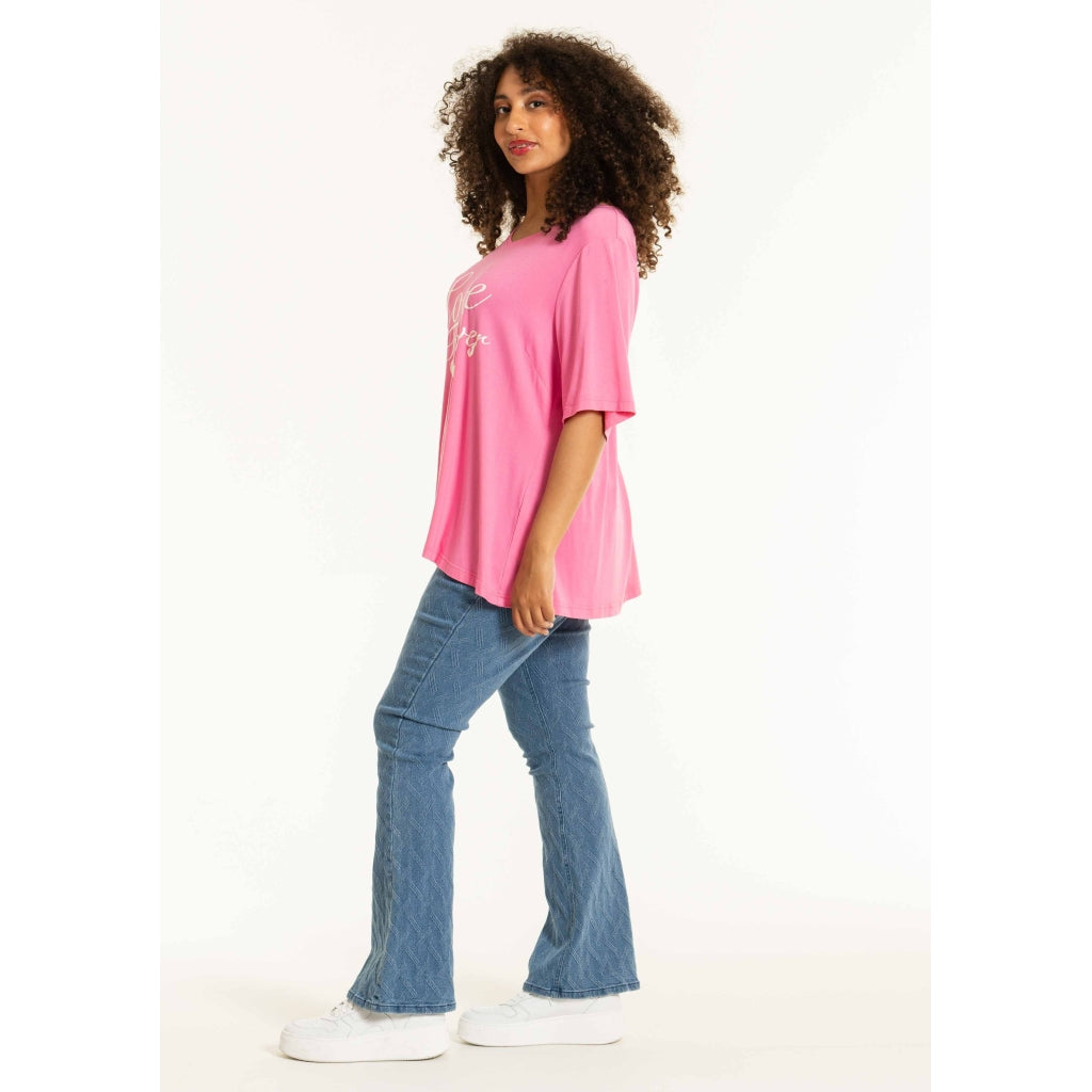 Studio SBonna T-Shirt with print T-Shirt Pink