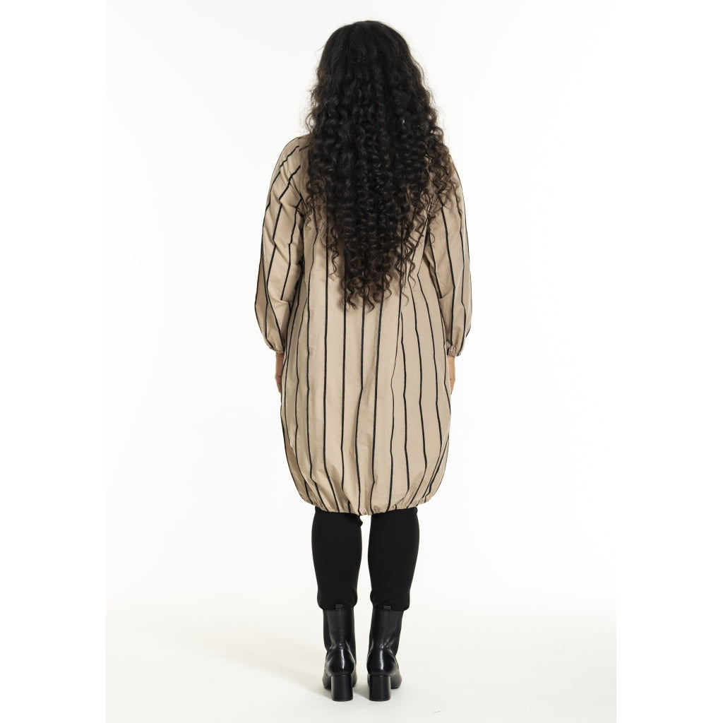 Studio SGunn Long shirt Long shirt Camel with black stripe