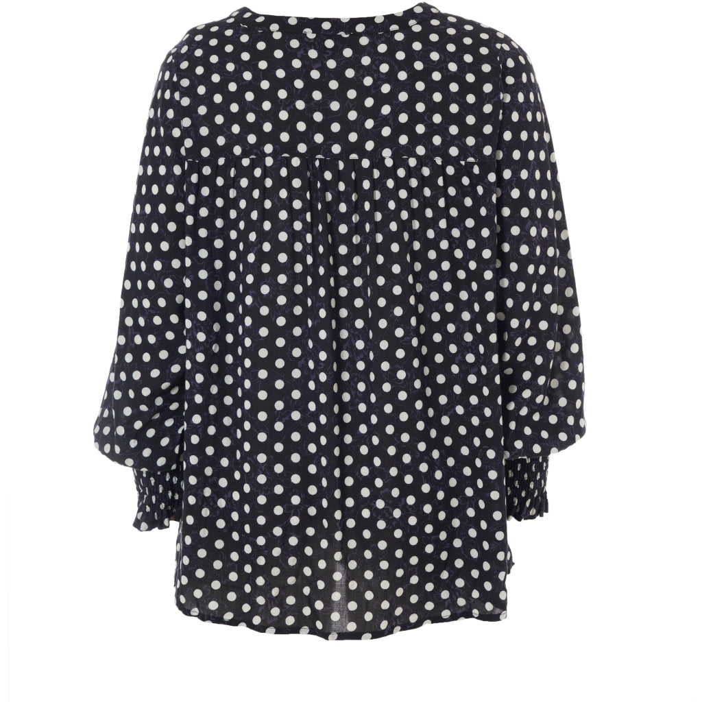 Studio SHanny Shirt Shirt Black with dots