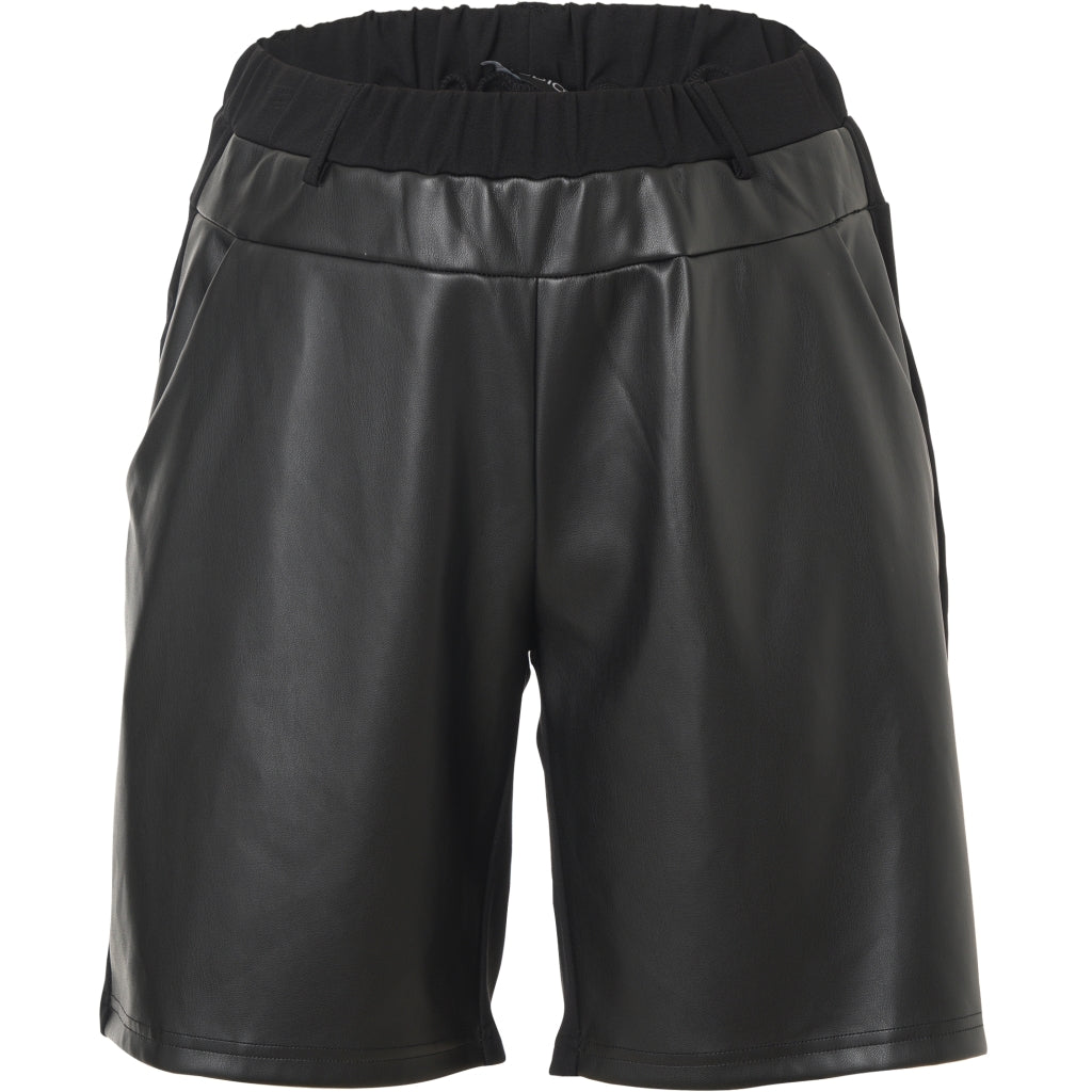 Studio SHeide Fake leather shorts Shorts Black