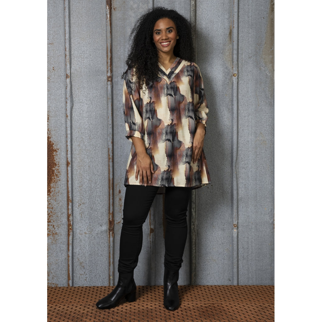 Studio SIva Tunic Tunic Black offwhite clouds