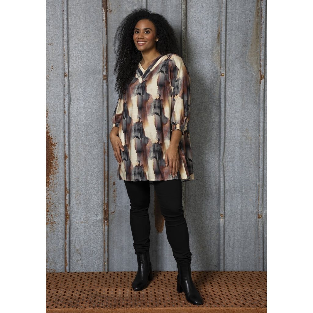 Studio SIva Tunic Tunic Black offwhite clouds