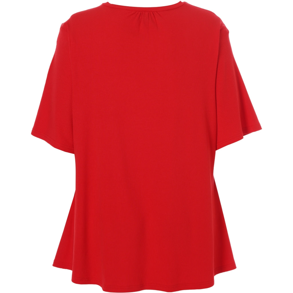 Studio SLykke rib T-shirt T-Shirt Red