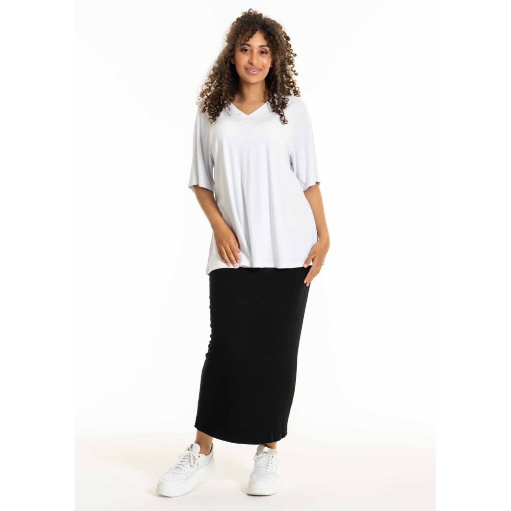 Studio SLykke rib T-shirt T-Shirt White