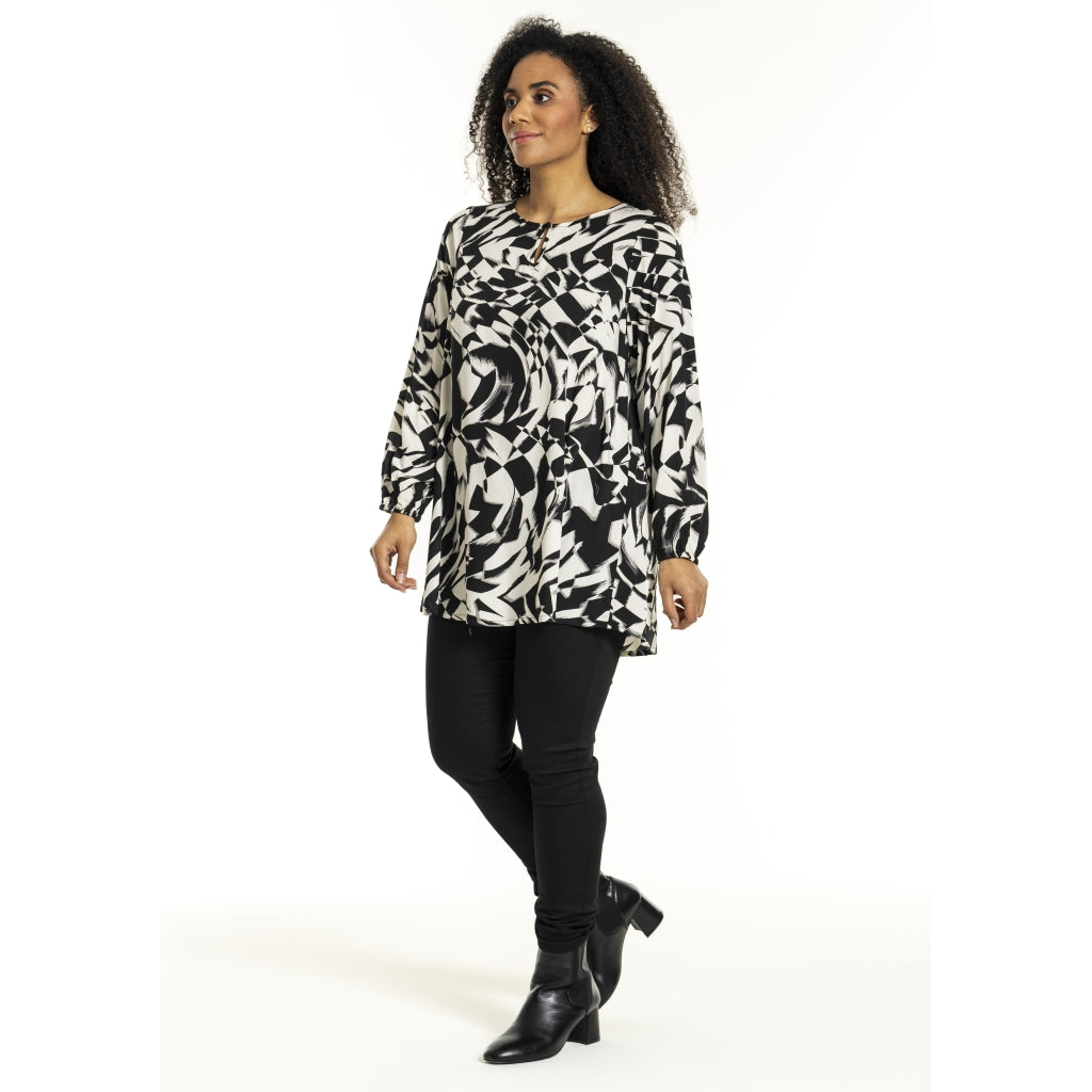 Studio SYvonne Tunic Tunic Black white mix