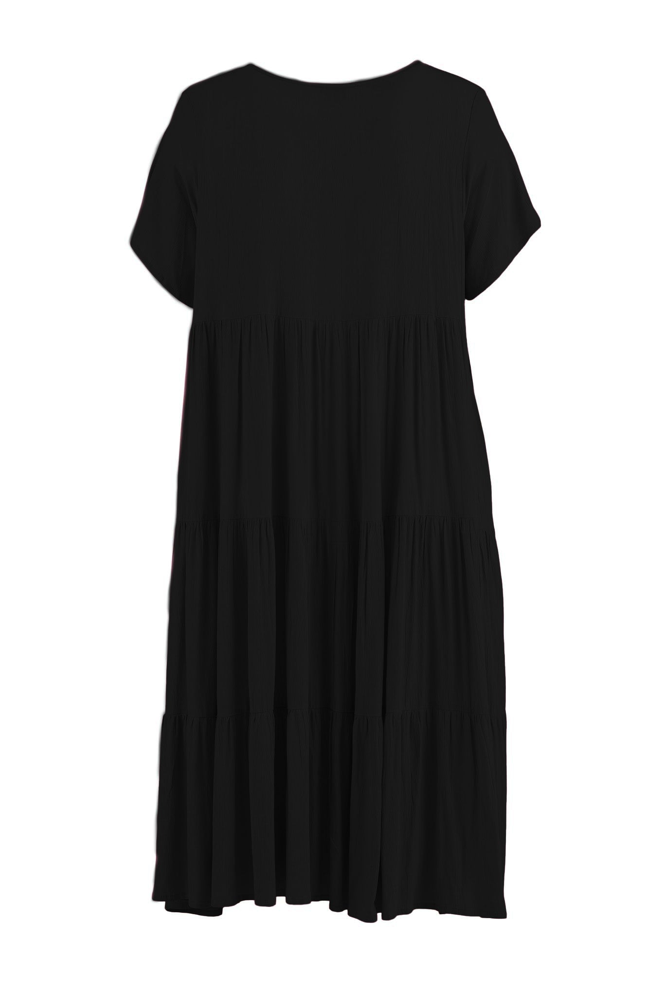 Gozzip Woman Sussie Long Dress - FLERE FARVER Long Dress Black