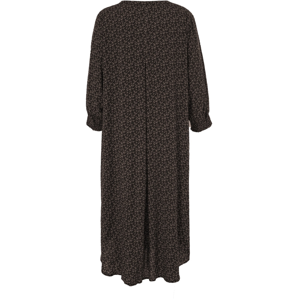 Gozzip Woman Valdis Dress Dress Black/Sand printed