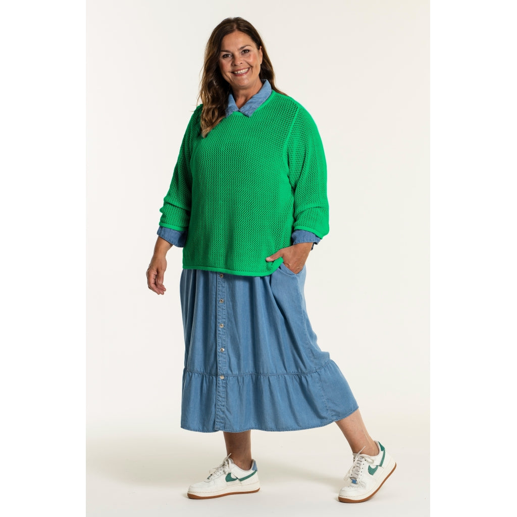 Gozzip Woman Carolina Sweater - FLERE FARVER Sweater Absinthe Green