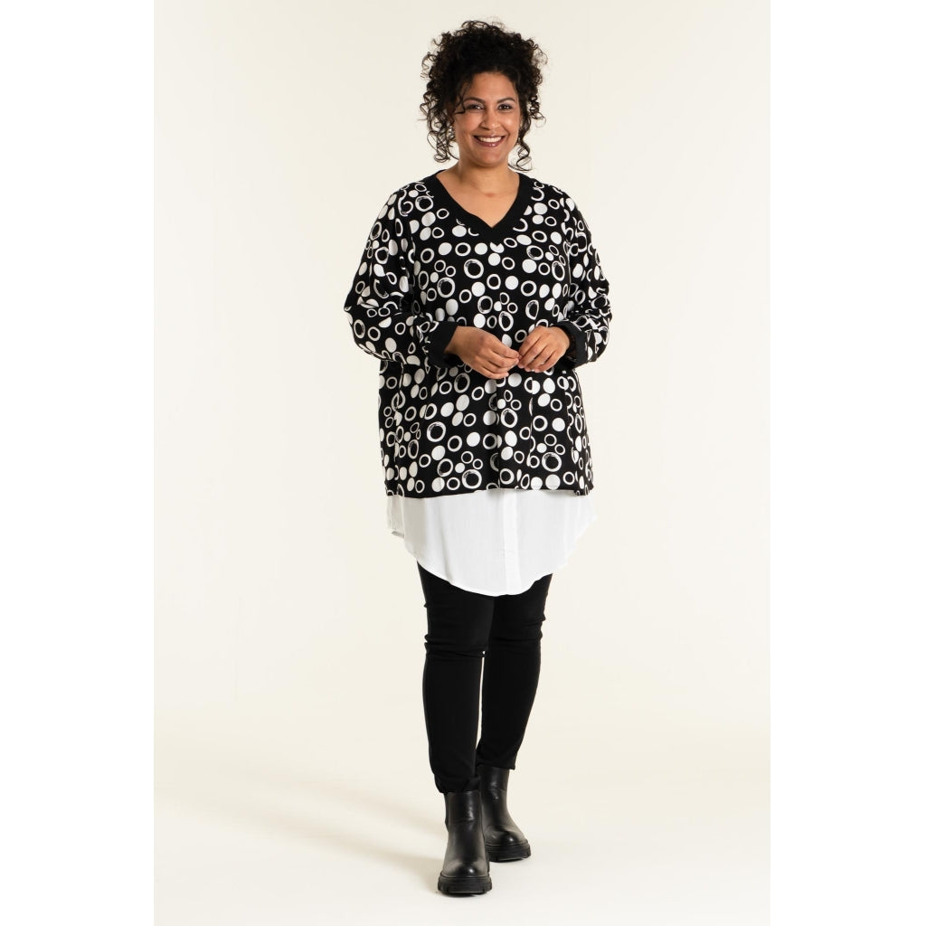 Studio Frida Blouse Blouse Black/White