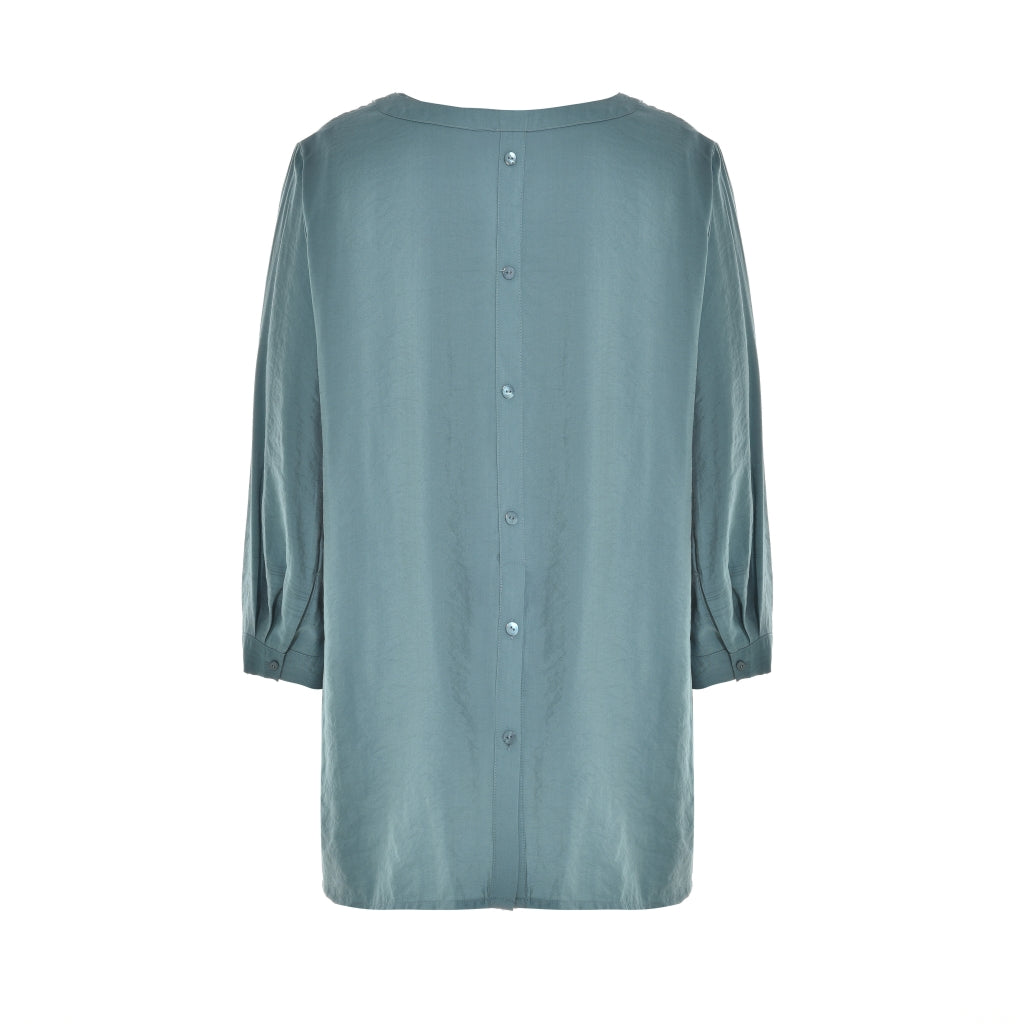 Gozzip Woman Hanne Blouse Blouse Dusty Petrol