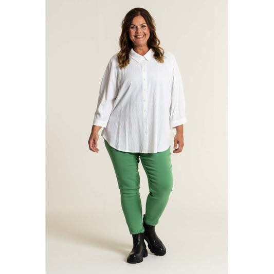 Gozzip Woman Karina Shirt Blouse - FLERE FARVER Shirt Blouse White