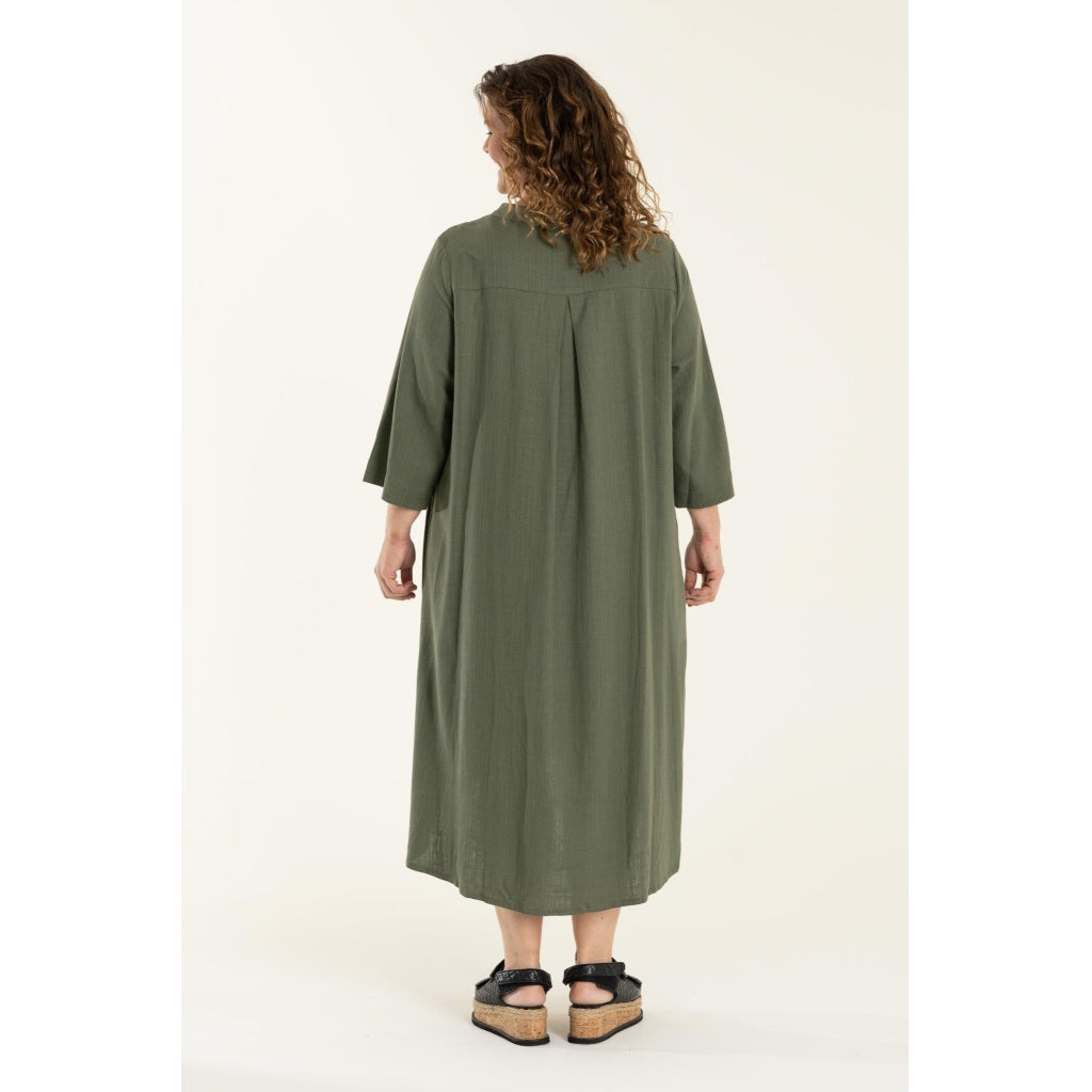 Gozzip Woman Lenette Dress Dress Army Green