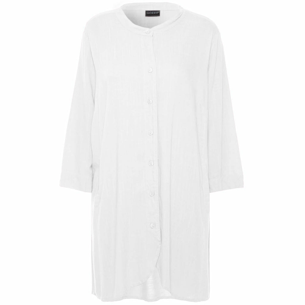 Gozzip Woman Monna Shirt Tunic - FLERE FARVER Shirt Tunic White