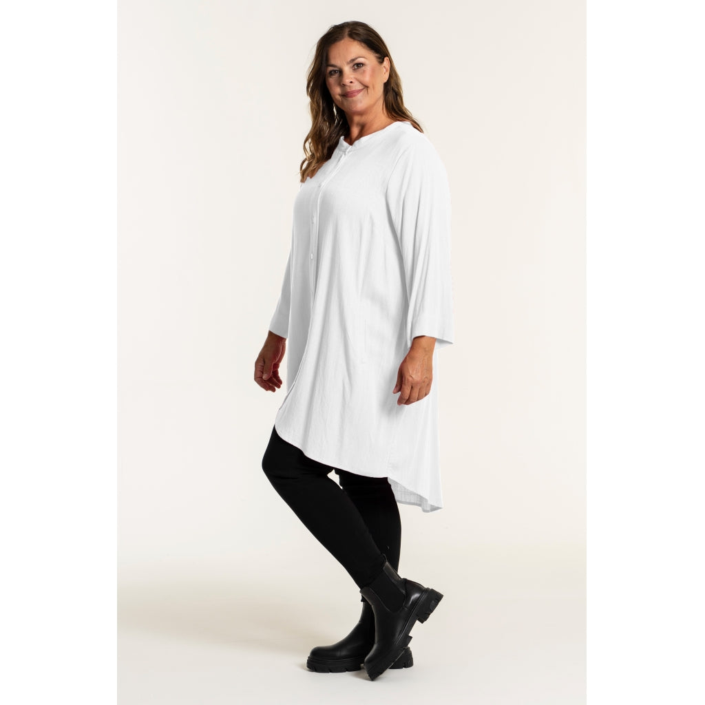 Gozzip Woman Monna Shirt Tunic - FLERE FARVER Shirt Tunic White