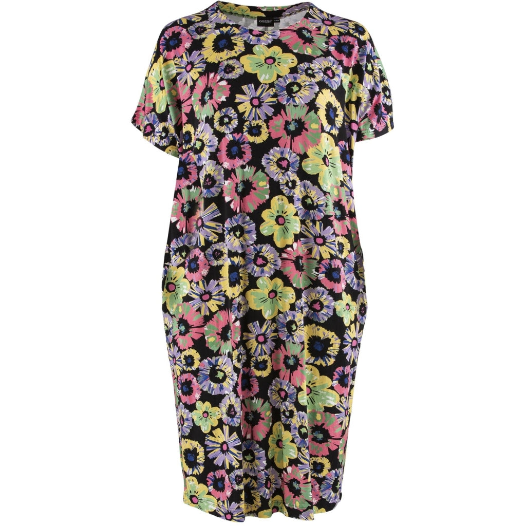 Gozzip Woman Pil Oversize Dress Oversize Dress Multi Colour