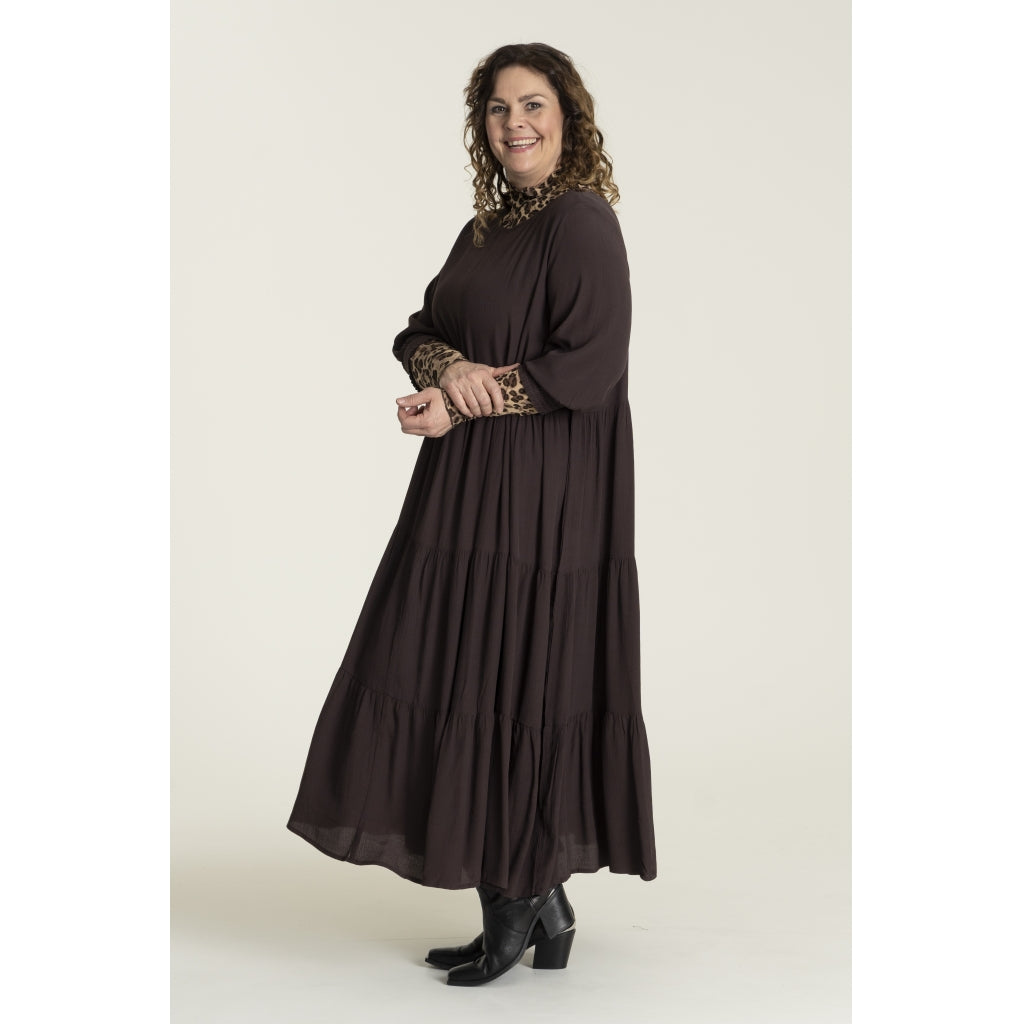 Gozzip Woman Sussie Long Dress - FLERE FARVER Long Dress Coffee