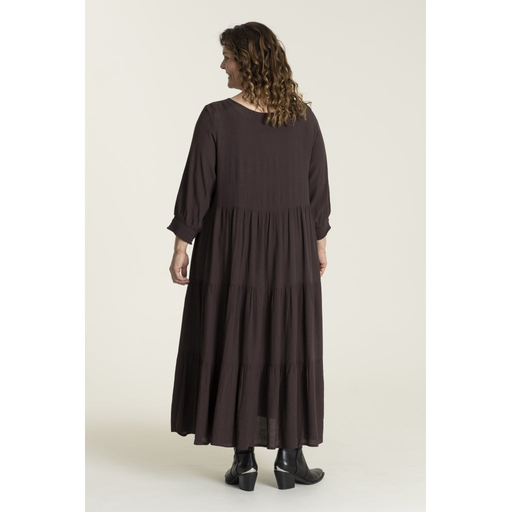 Gozzip Woman Sussie Long Dress - FLERE FARVER Long Dress Coffee