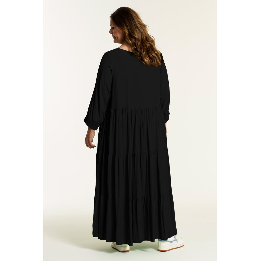 Gozzip Woman Sussie Long Dress - FLERE FARVER Long Dress Black